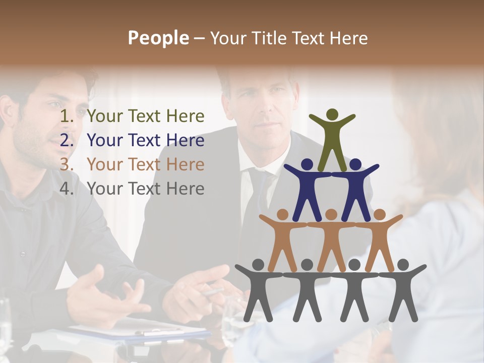 Job Lady Look PowerPoint Template