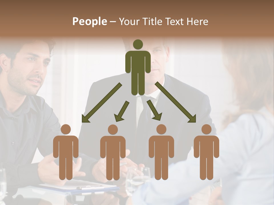 Job Lady Look PowerPoint Template