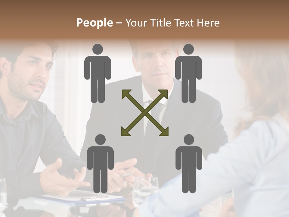 Job Lady Look PowerPoint Template