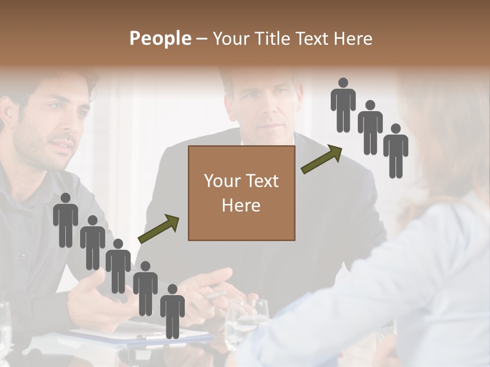 Job Lady Look PowerPoint Template