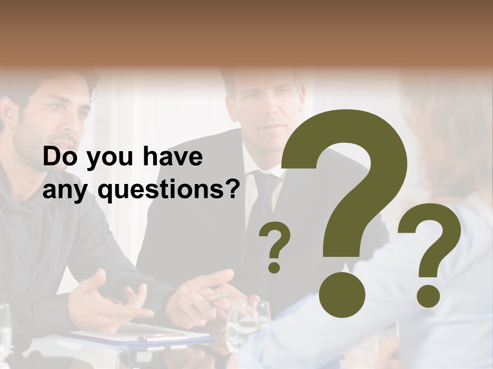 Job Lady Look PowerPoint Template