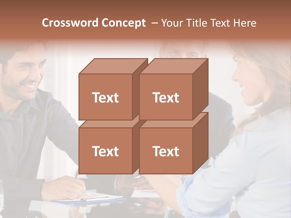 Hispanic Smile Handshake PowerPoint Template