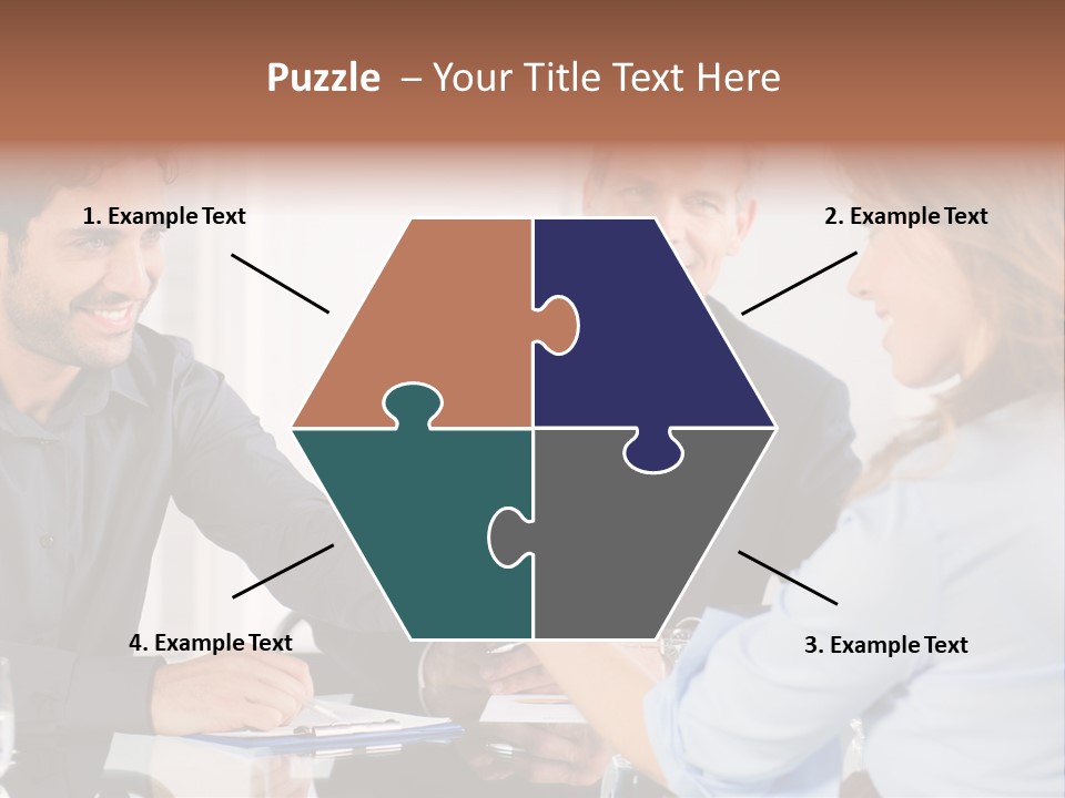 Hispanic Smile Handshake PowerPoint Template