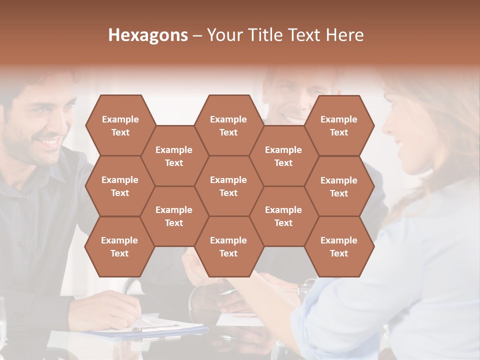 Hispanic Smile Handshake PowerPoint Template