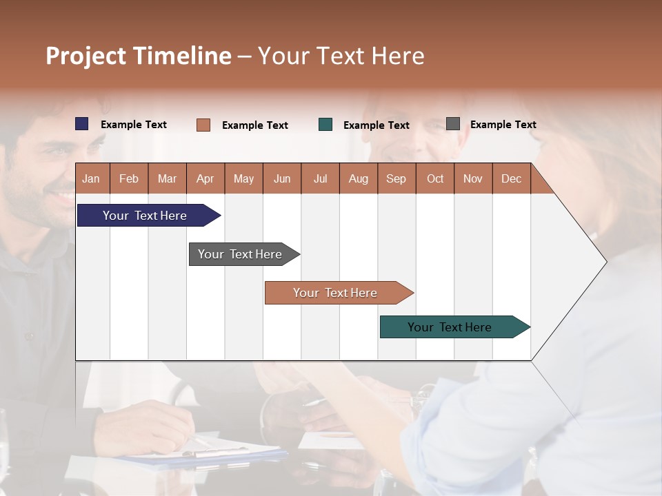 Hispanic Smile Handshake PowerPoint Template