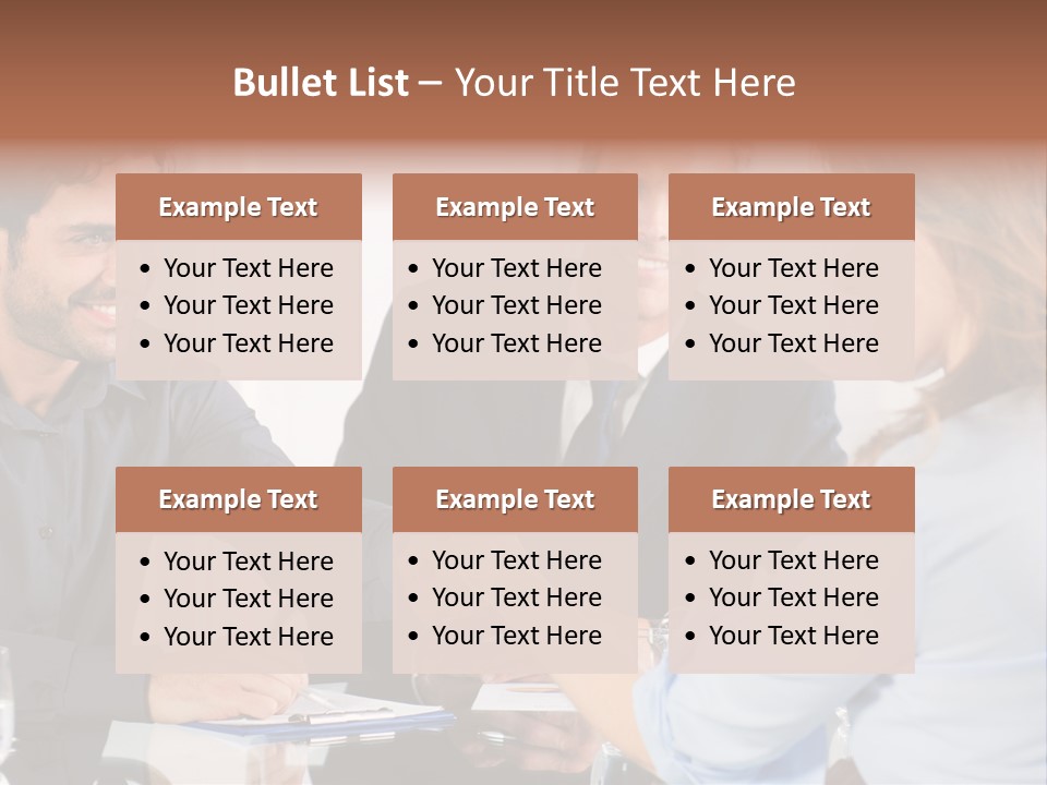 Hispanic Smile Handshake PowerPoint Template