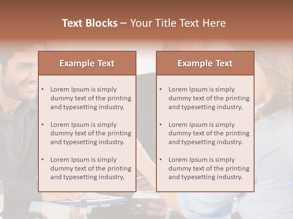 Hispanic Smile Handshake PowerPoint Template