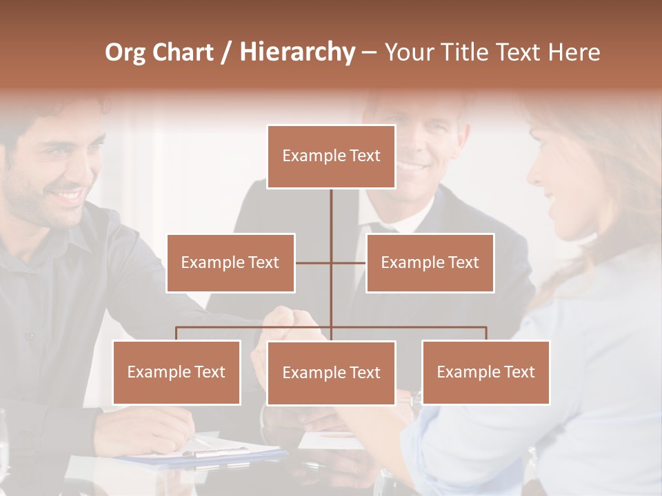 Hispanic Smile Handshake PowerPoint Template