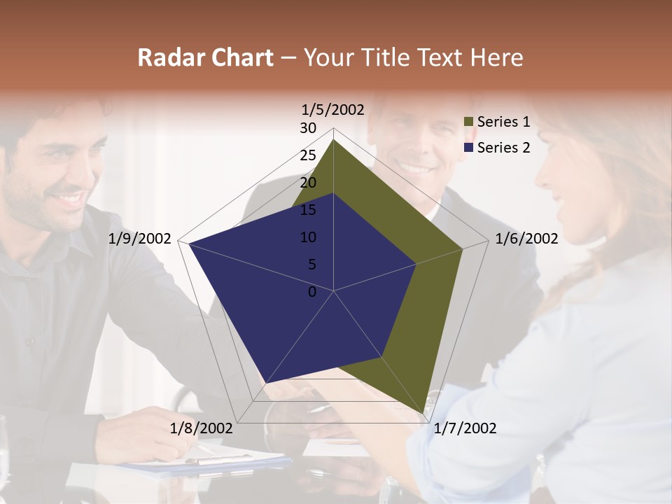 Hispanic Smile Handshake PowerPoint Template