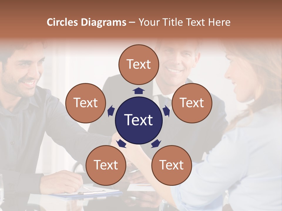 Hispanic Smile Handshake PowerPoint Template