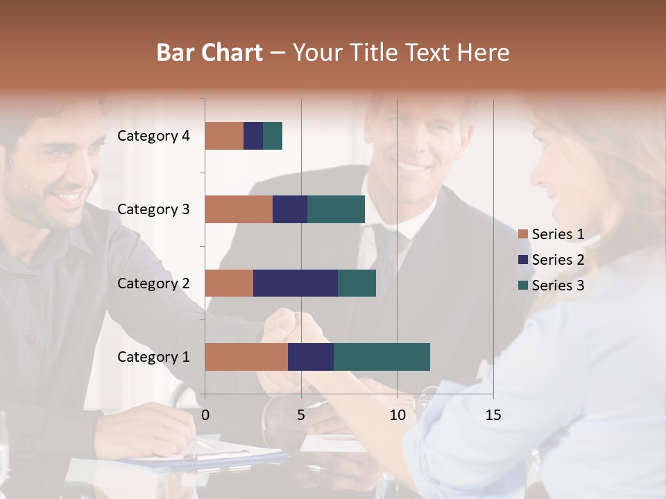 Hispanic Smile Handshake PowerPoint Template