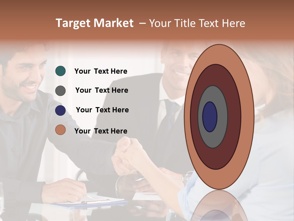 Hispanic Smile Handshake PowerPoint Template