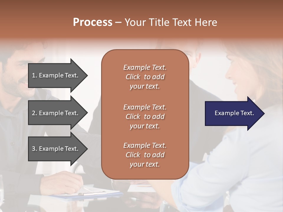 Hispanic Smile Handshake PowerPoint Template