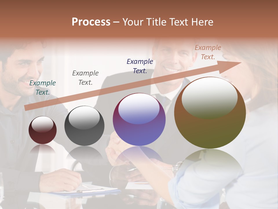 Hispanic Smile Handshake PowerPoint Template