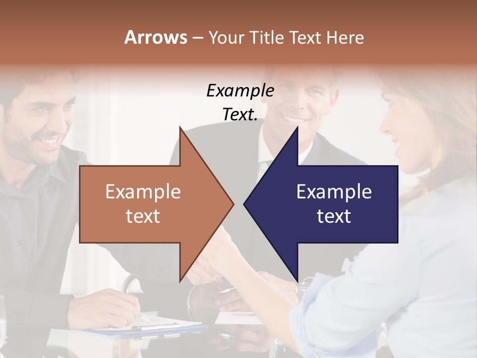 Hispanic Smile Handshake PowerPoint Template
