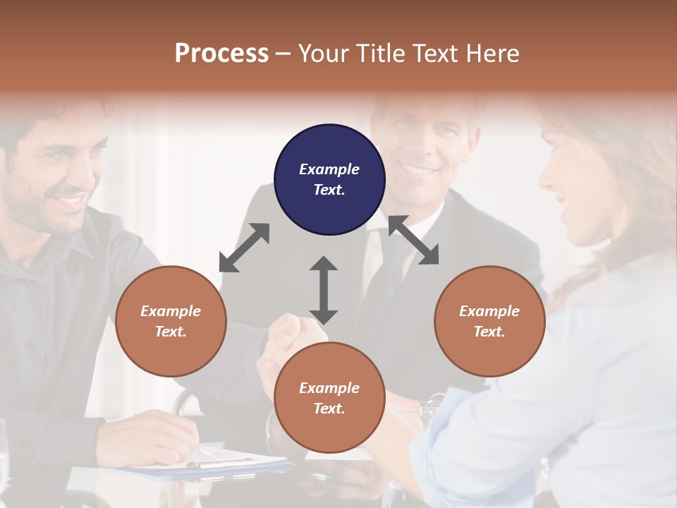 Hispanic Smile Handshake PowerPoint Template