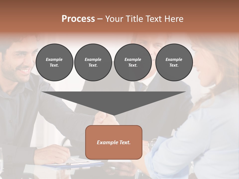 Hispanic Smile Handshake PowerPoint Template