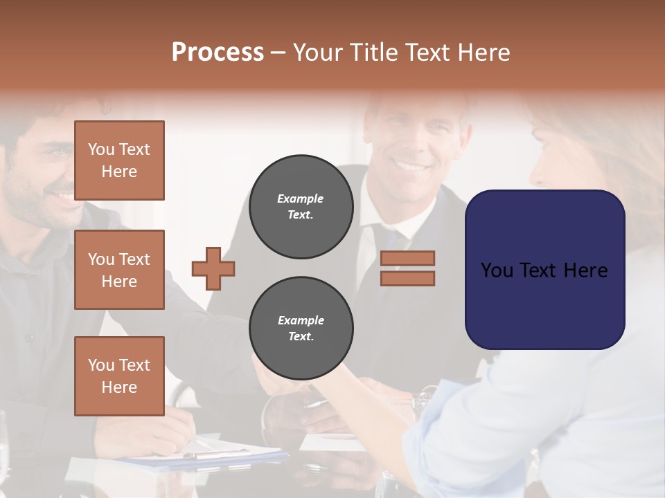 Hispanic Smile Handshake PowerPoint Template