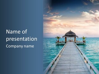 Quay Relaxation Atoll PowerPoint Template