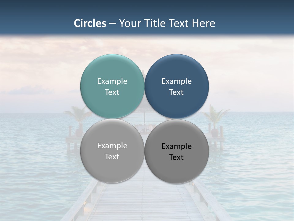 Quay Relaxation Atoll PowerPoint Template