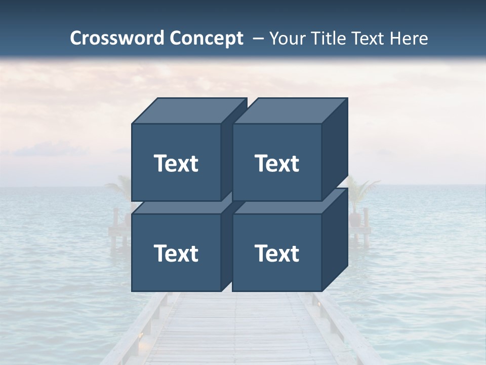 Quay Relaxation Atoll PowerPoint Template