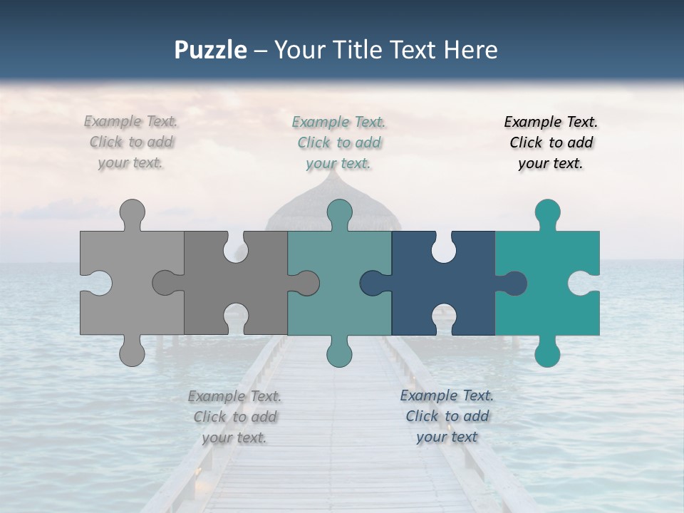 Quay Relaxation Atoll PowerPoint Template