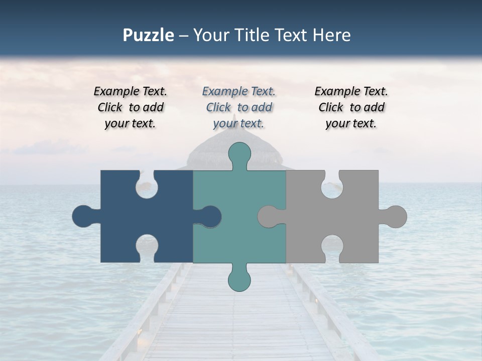 Quay Relaxation Atoll PowerPoint Template