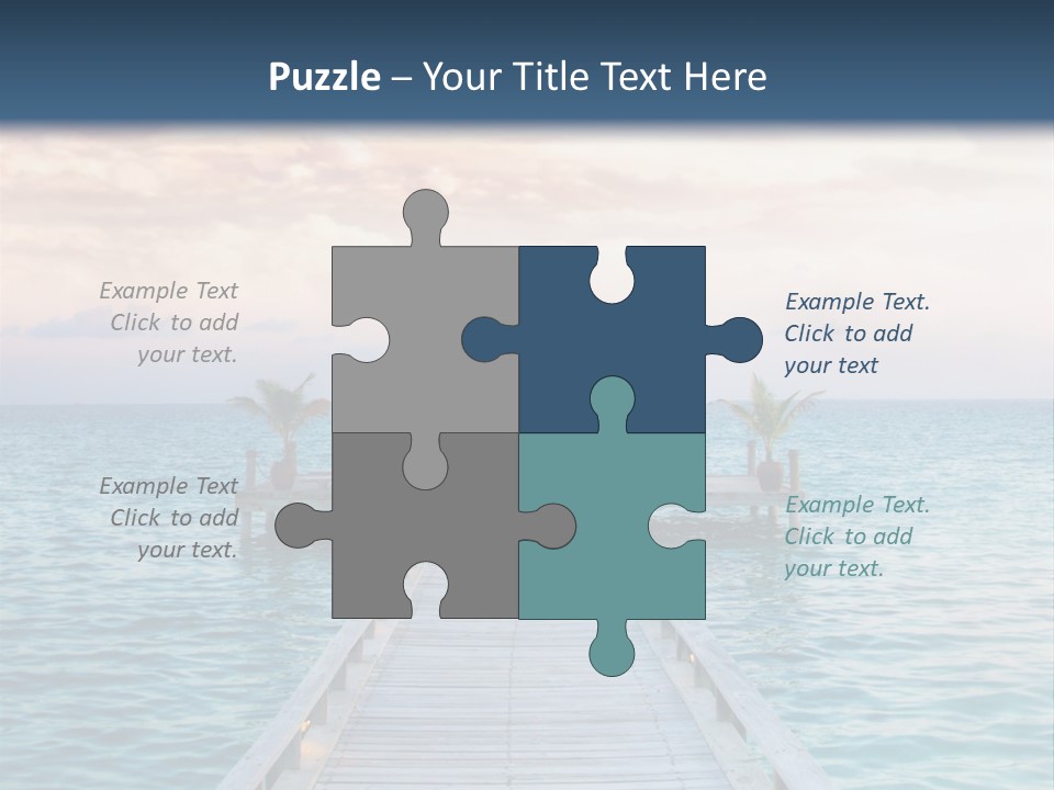 Quay Relaxation Atoll PowerPoint Template