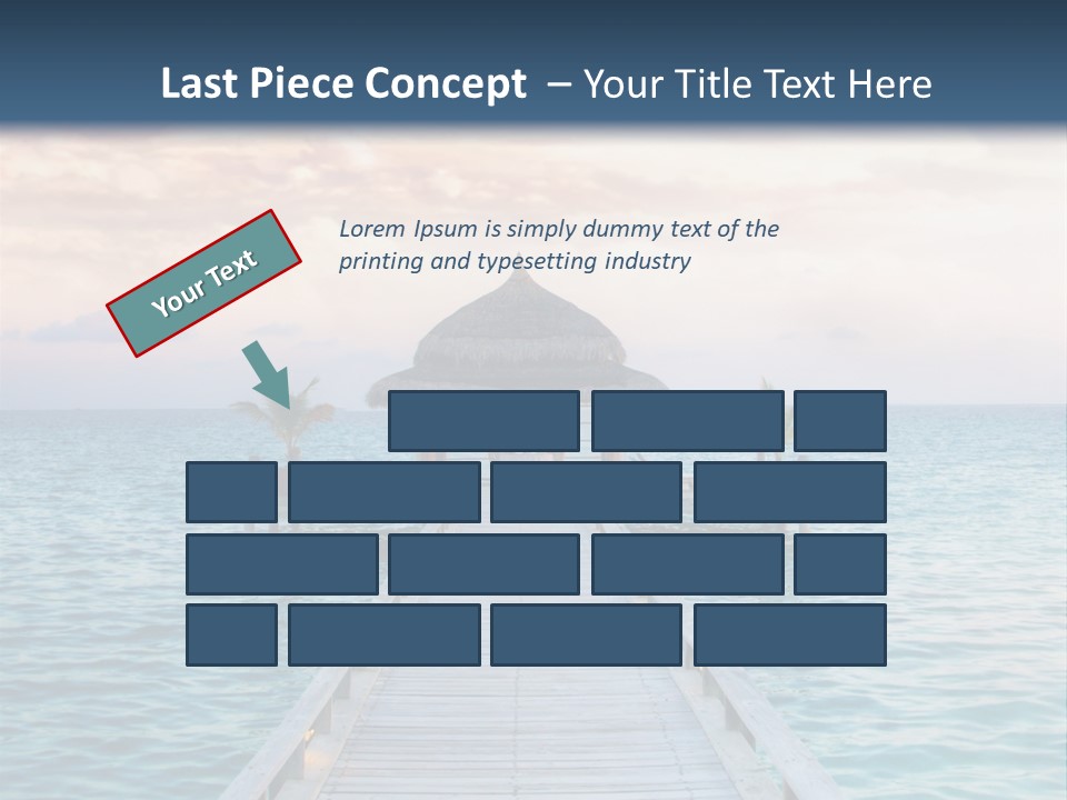 Quay Relaxation Atoll PowerPoint Template
