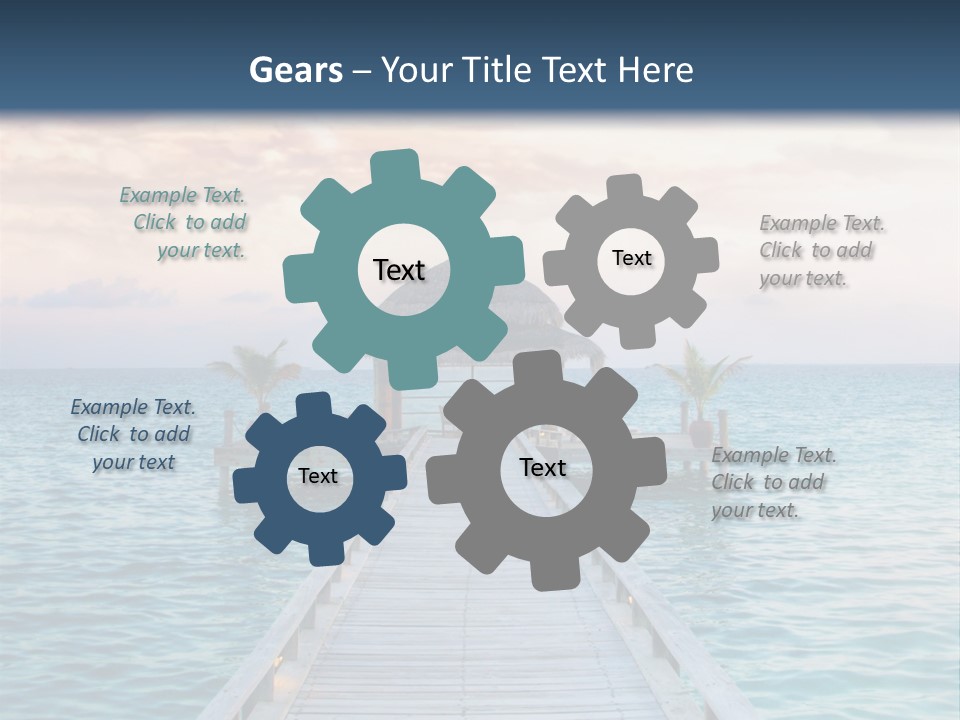 Quay Relaxation Atoll PowerPoint Template
