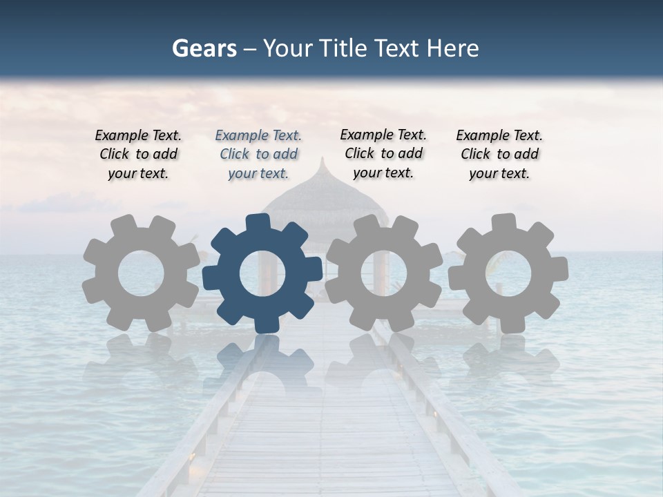 Quay Relaxation Atoll PowerPoint Template