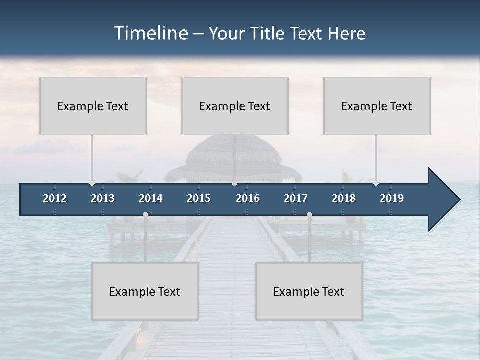 Quay Relaxation Atoll PowerPoint Template