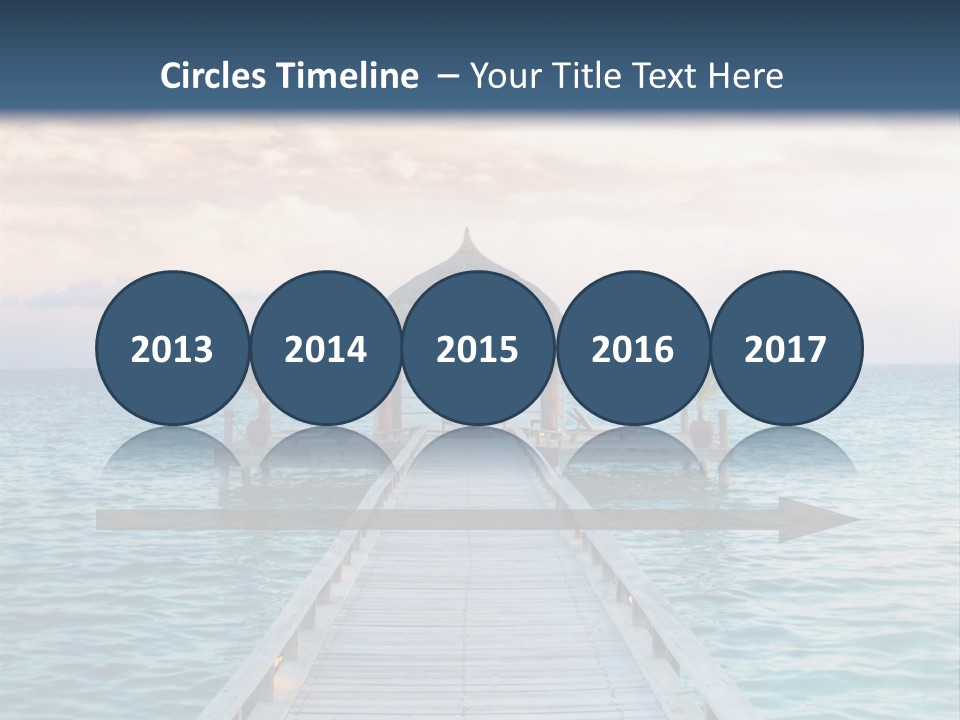 Quay Relaxation Atoll PowerPoint Template