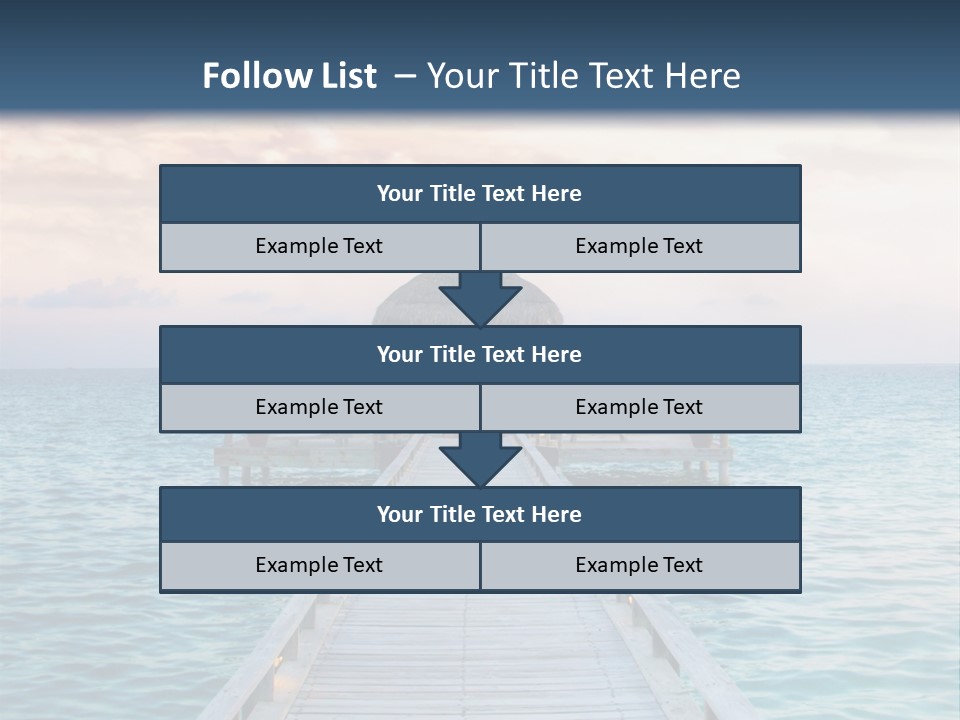 Quay Relaxation Atoll PowerPoint Template