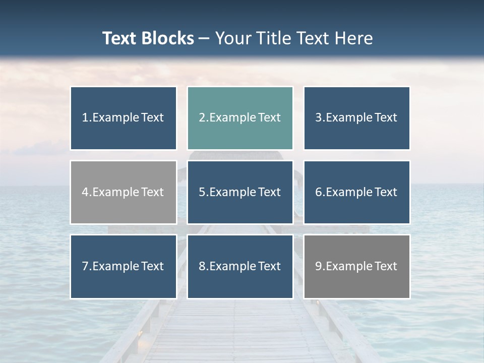 Quay Relaxation Atoll PowerPoint Template