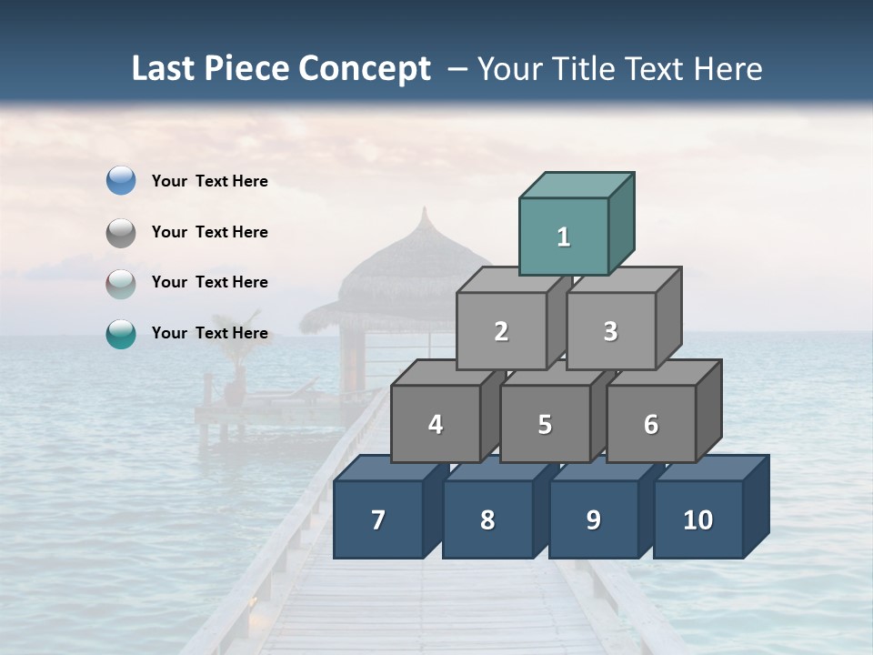 Quay Relaxation Atoll PowerPoint Template