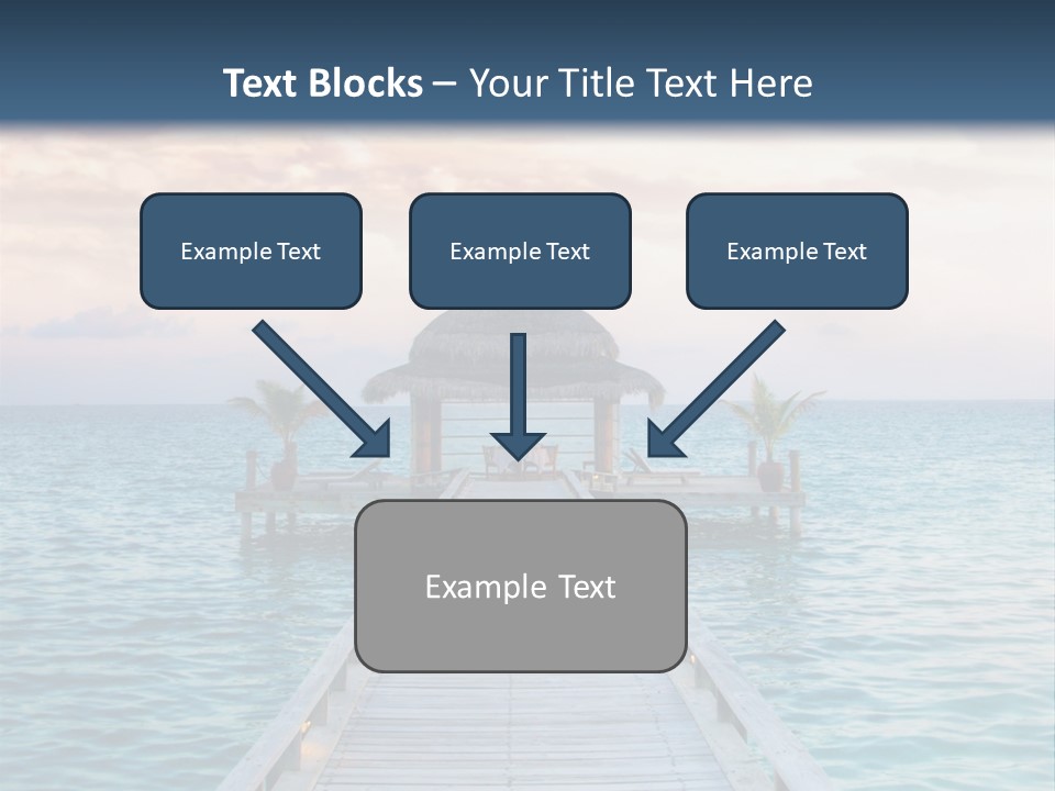 Quay Relaxation Atoll PowerPoint Template