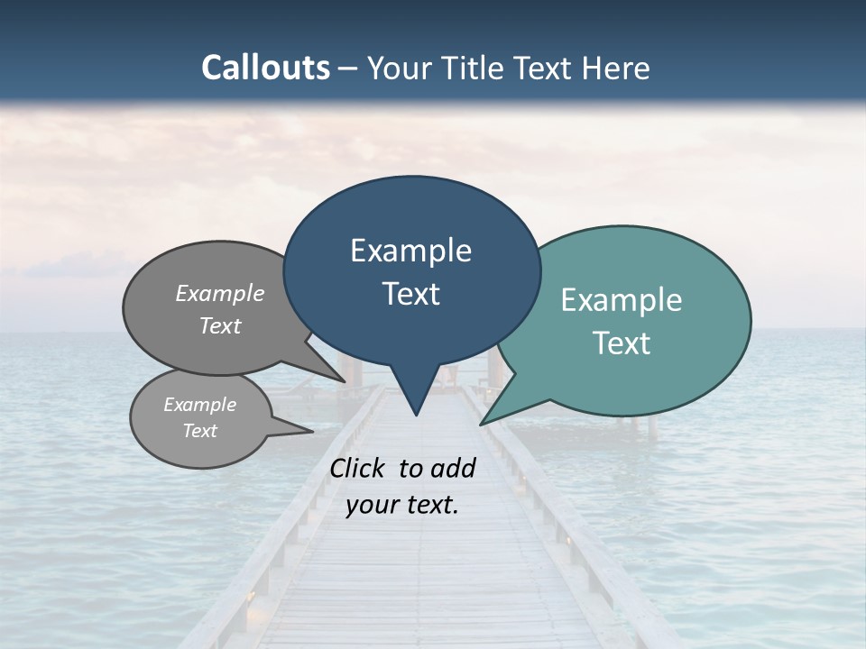Quay Relaxation Atoll PowerPoint Template