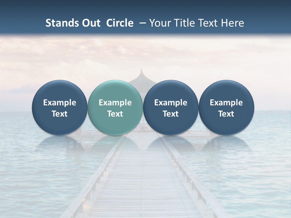 Quay Relaxation Atoll PowerPoint Template