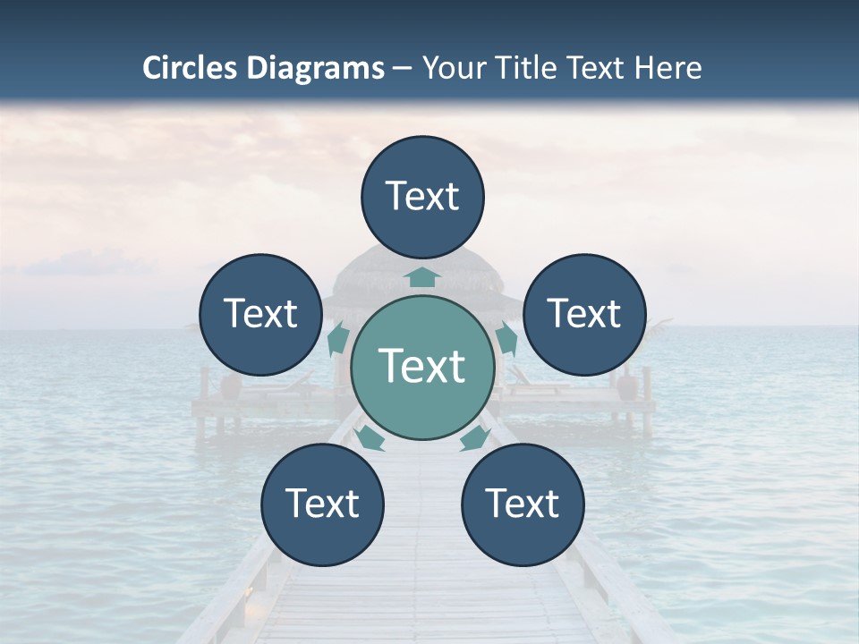 Quay Relaxation Atoll PowerPoint Template