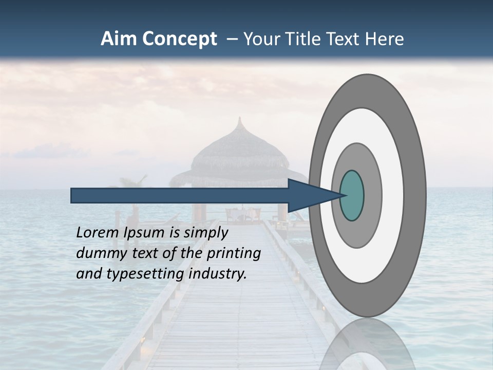 Quay Relaxation Atoll PowerPoint Template