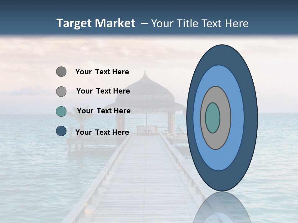 Quay Relaxation Atoll PowerPoint Template