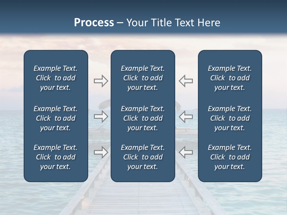 Quay Relaxation Atoll PowerPoint Template