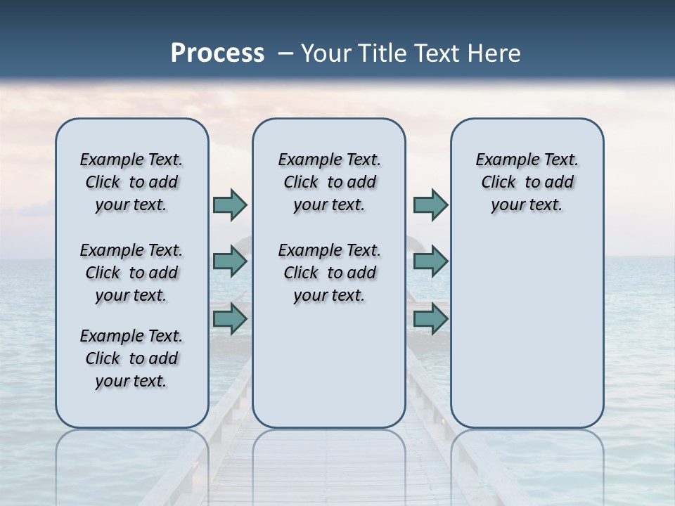 Quay Relaxation Atoll PowerPoint Template