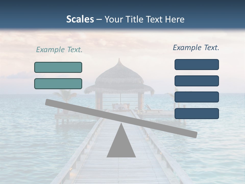 Quay Relaxation Atoll PowerPoint Template