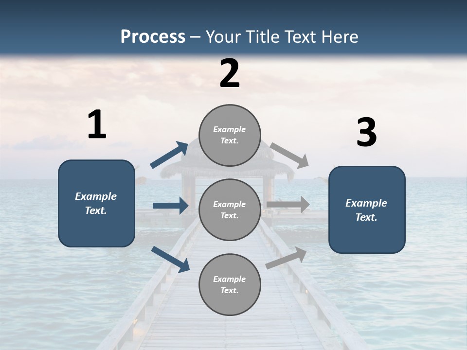 Quay Relaxation Atoll PowerPoint Template