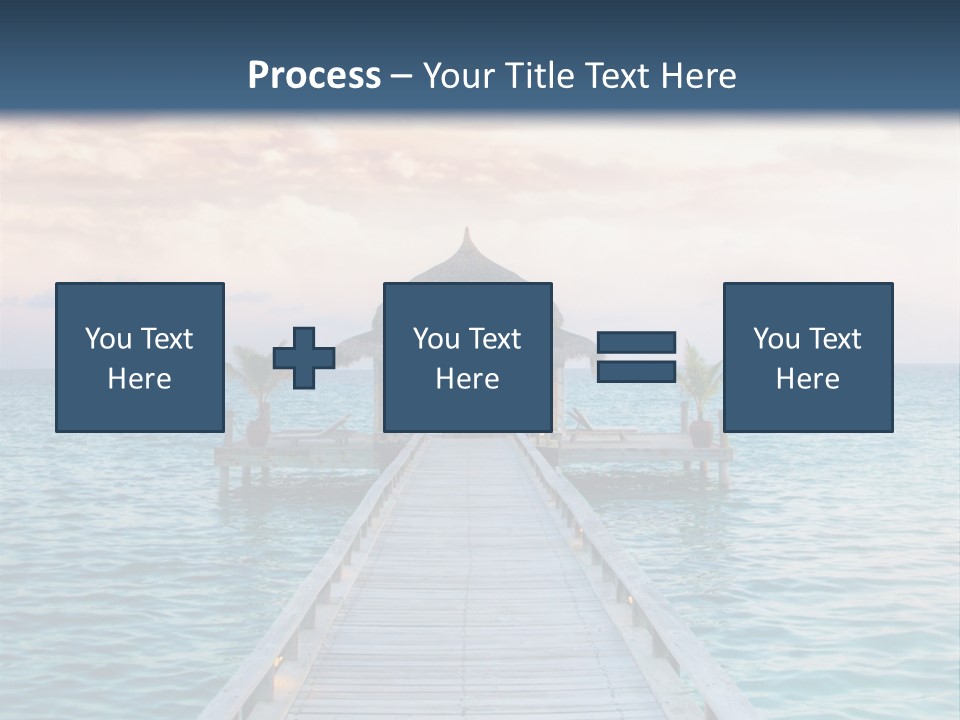 Quay Relaxation Atoll PowerPoint Template