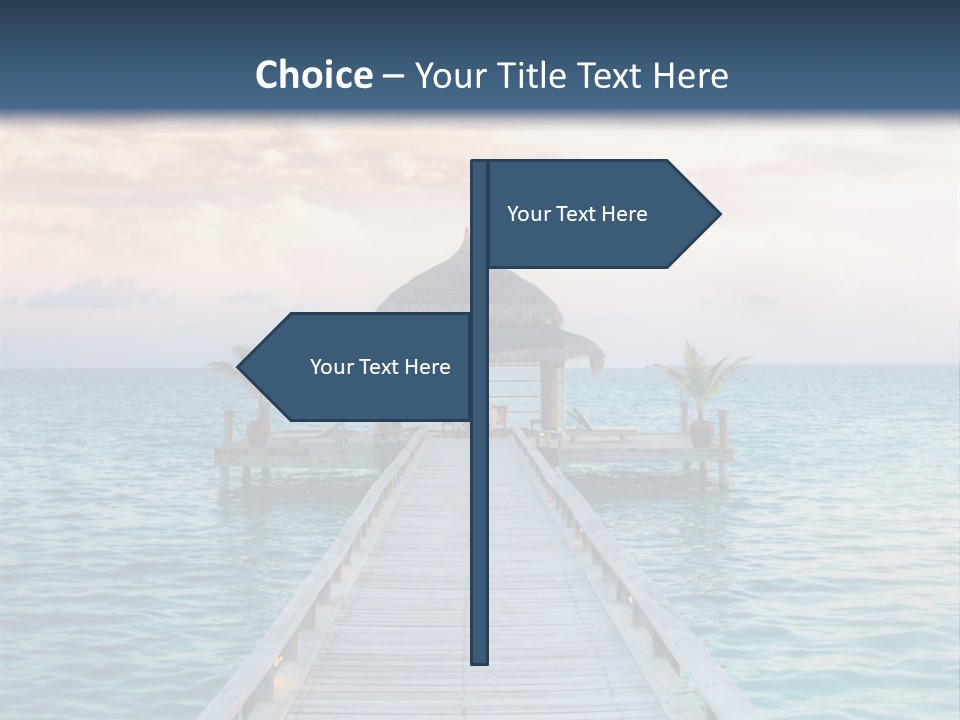 Quay Relaxation Atoll PowerPoint Template