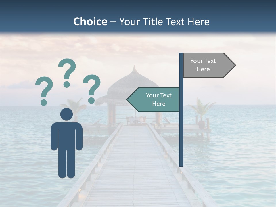 Quay Relaxation Atoll PowerPoint Template