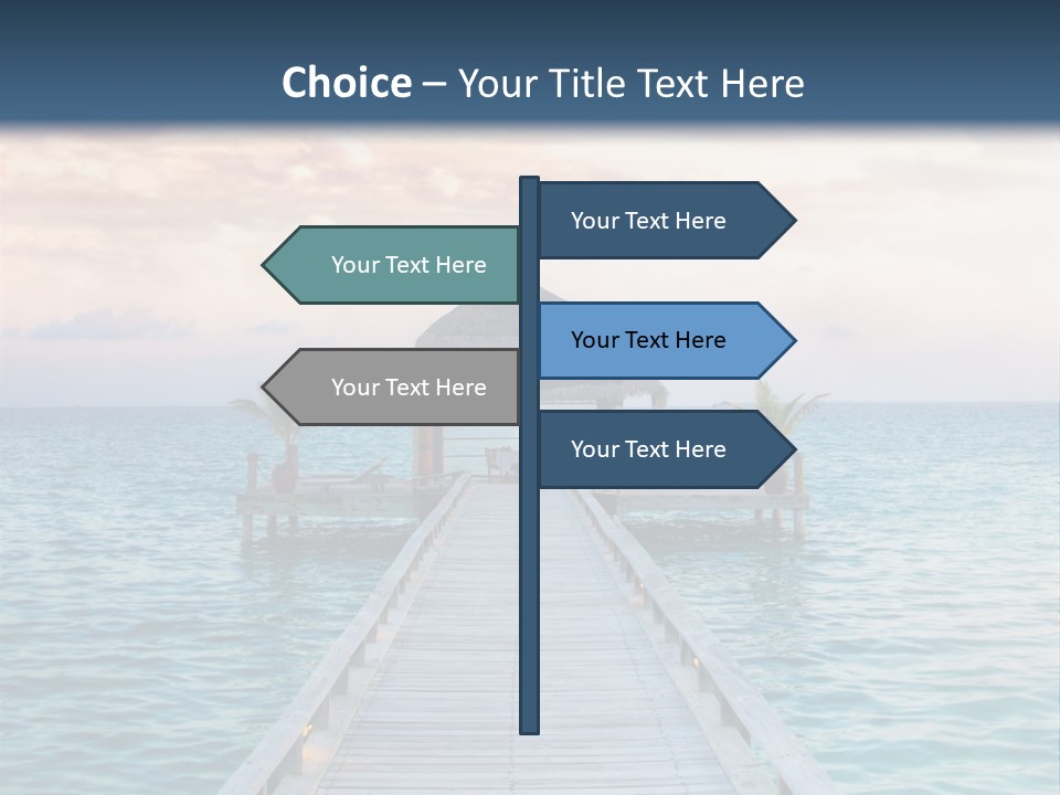 Quay Relaxation Atoll PowerPoint Template